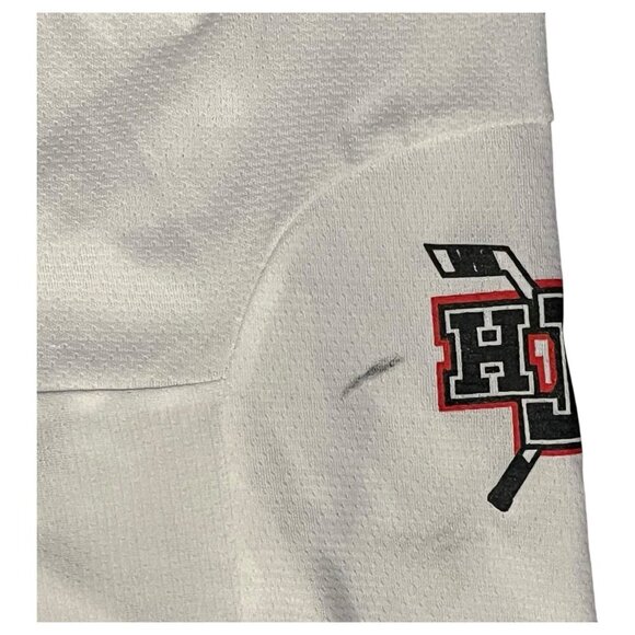 Beaver Trappers Hockey BTH Jersey No. 18 Athletic Knit AK White Black Red XL - Picture 7 of 13